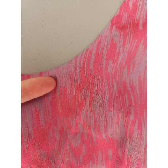 NWD Anthropologie Amira Haroon Ruched Sleeveless Side-Slit Dress M Pink #ND402 - Picture 12 of 16